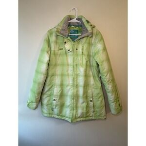Liquid Venture Womens Snowboard Ski Jacket 5000mm‎ Neon Sz XL Hooded W21086